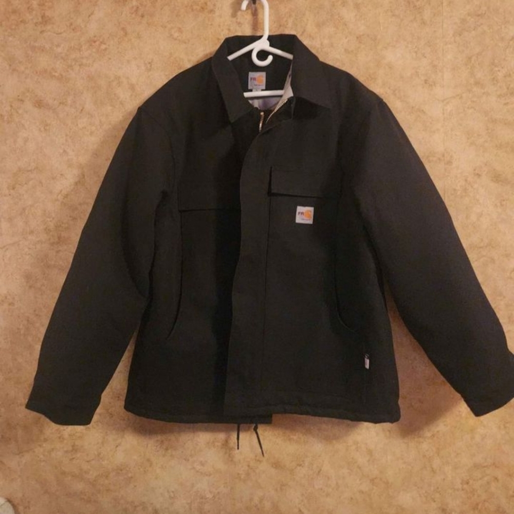 *NEW* CARHARTT  FLAME-RESISTANT DUCK TRADITIONAL COAT/QUILT-LINED *NWOT* - Picture 4 of 8